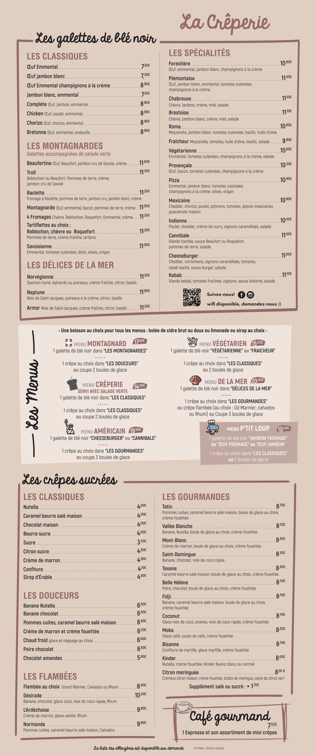 Notre Carte LA CR PERIE Notre Carte LA CR PERIE